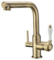 Cмеситель для кухни с краном питьевой воды KAISER Vincent 31144-3 Bronze