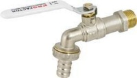 PRO FACTOR Кран Шаровый Professional с носом 3/4" ручка