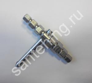 Ключ для американок под шестигранник с ручкой - картинка 1