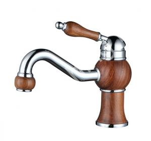Cмеситель под раковину тюльпан KAISER Wood 61011 - картинка 1