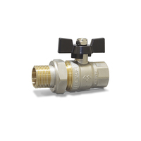 VARMEGA TORO Кран Шаровый с американкой 1/2" бабочка