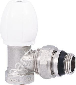PRO FACTOR Кран радиаторный с АНТИПРОТЕЧКОЙ 1/2 (регул) УГЛОВОЙ (PF RVА 374 UR) - картинка 1