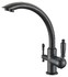 Cмеситель для кухни с краном питьевой воды KAISER Vincent 31244-5 Black - картинка 1