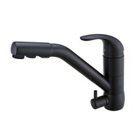 Cмеситель для кухни с краном питьевой воды KAISER Safira 15066-9 Black