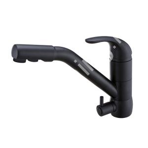 Кухонный смеситель с краном для питьевой воды KAISER Safira 15066-Black Paint ЧЕРНЫЙ МАТОВЫЙ - картинка 1
