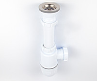 Сифон VIKO 1-1/2"x Ø40 с решёткой Ø70мм из нерж. стали VS-100