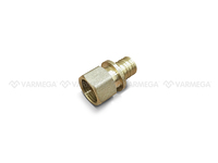 Муфта Varmega латунная 20х1/2 ВР