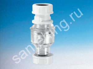 Обратный клапан пружинный вертикальный прозрачный Ф19-23 TUN5-CL - картинка 1