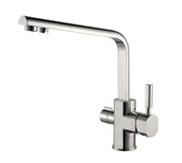 Cмеситель для кухни с краном питьевой воды KAISER Decor 40144-5 Silver