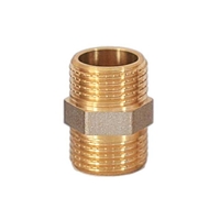 Ниппель никелированная латунь 11/2" нар/нар