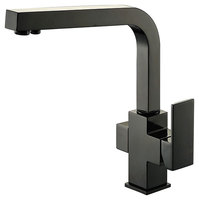 Cмеситель для кухни с краном питьевой воды KAISER Sonat 34044-9 Black Mat