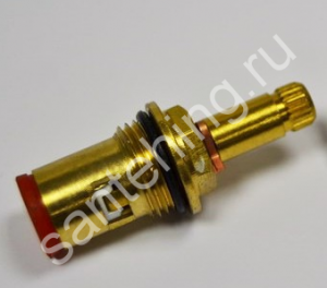 Кран букса для смесителя керамическая 3/8 24 шлица ZTM-207 - картинка 1