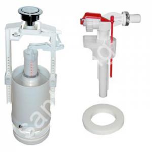 Комплект арматуры боковой 1/2 Alca Plast (пластиковая резьба) SА2000 1/2 - картинка 1