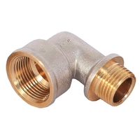 Уголок переходной никелированная латунь 3/4" х 1/2" г/ш