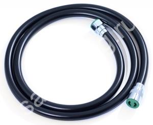 Шланг для душа ПВХ 1,5м. KAISER арт. 0044 Black - картинка 1