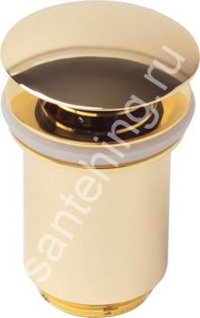 Донный клапан автомат круглый золото 8011-GOLD KAISER  - картинка 1