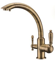 Cмеситель для кухни с краном питьевой воды KAISER Vincent 31244-3 Bronze
