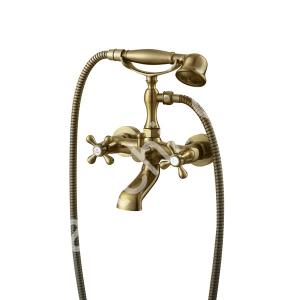 Cмеситель для ванны KAISER Carlson 44322-1Bronze G - картинка 1