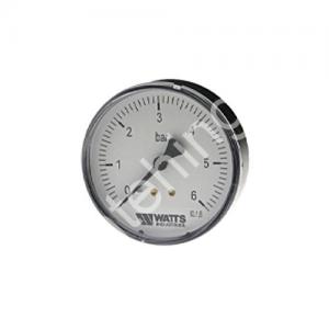 Манометр аксиальный 10 бар 1/4 НР WATTS  - картинка 1