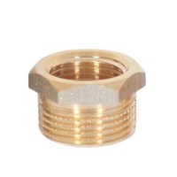 Футорка никелированная латунь 11/4" х 1" нар/вн WM
