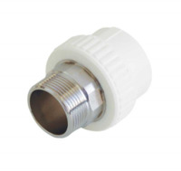 PPRC Муфта комб. 110х4" (нар.рез) (Kalde)
