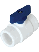 PPRC Кран шаровый МИНИ (синий) ф25  (KALDE) - картинка 1