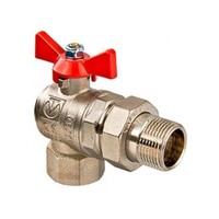 VALTEС BASE Кран Шаровый с американкой УГЛОВОЙ 1"