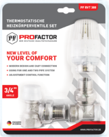 PF Комплект термостатич для радиатора 3/4 (УГЛОВОЙ) (PF RVT 388)