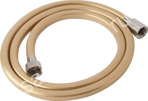 Шланг для душа ПВХ с хромированными гайками KAISER 1,5м. арт. 0043 Gold - картинка 1