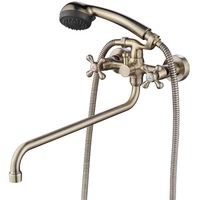 Cмеситель для ванны KAISER Carlson 44255 Bronze