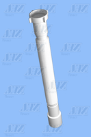 АНИ ПЛАСТ К116 Гибкая труба удлинённая 11/2"х40/50 с гайкой