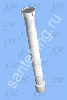 Гофра удлинённая с гайкой 11/2 х 40/50 К116 АНИ ПЛАСТ - картинка 1
