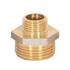 Ниппель переходной никелированная латунь 1