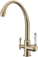Cмеситель для кухни с краном питьевой воды KAISER Vincent 31145-3 Bronze