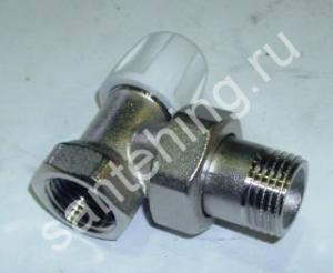 ICMA Кран радиаторный 3/4 (запорный) УГЛОВОЙ (805-3/4/82805AE06) - картинка 1