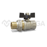 VARMEGA TORO Кран Шаровый с американкой 1" бабочка