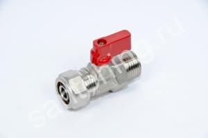 SMART Кран Шаровый 20х3/4 цанга/наружняя резьба (под металлопластиковую трубу) - картинка 1