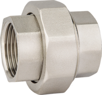 Американка никелированная латунь 11/4" Г-Г PF TF 184.32