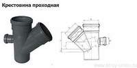 Крестовина 110х110х45х50х90 ПП Серая