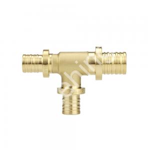 Тройник Varmega Slide-fit переходной латунный 20х16х20 - картинка 1