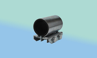 Хомут ремонтный оцинкованный краб 3-1/2" Сансфера