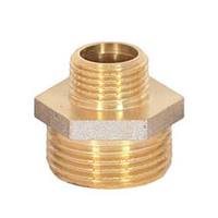 Ниппель переходной никелированная латунь 11/2" х 11/4" нар/нар WM