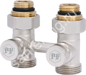 PF Узел нижнего подкл. радиатора 3/4 х1/2  ш/ш (ПРЯМОЙ) (PF RVS 610) - картинка 1