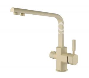 Cмеситель для кухни с краном питьевой воды KAISER Decor 40144-6 Sand Yellow - картинка 1