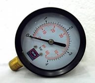 Манометр OR 4 бар радиальный 1/4 НАРУЖНАЯ (ВЕРТИКАЛЬНЫЙ)